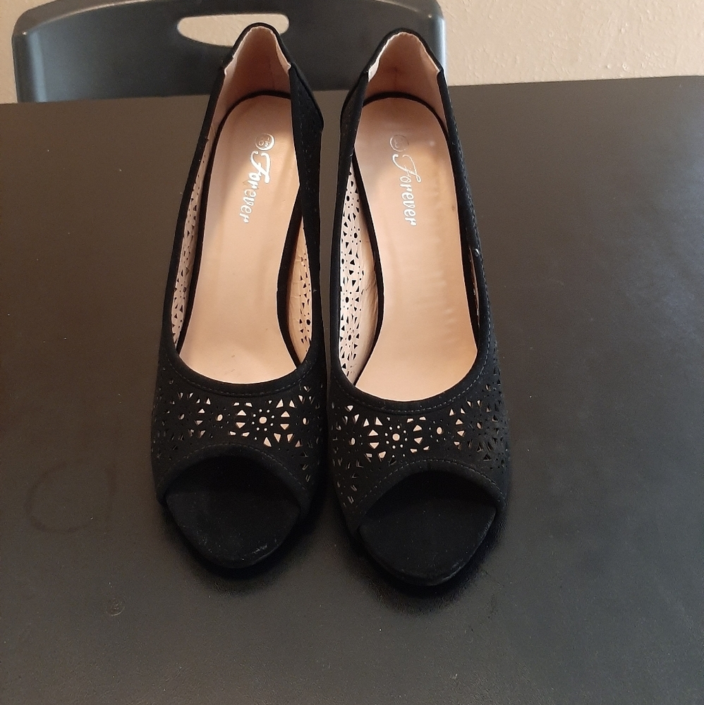 Black heels